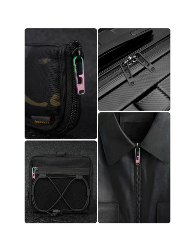 Tiradores de Cremallera VIPERADE VAT1 Titanio Universal 3.5cm