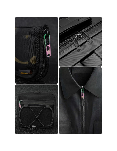 Tiradores de Cremallera VIPERADE VAT1 Titanio Universal 3.5cm