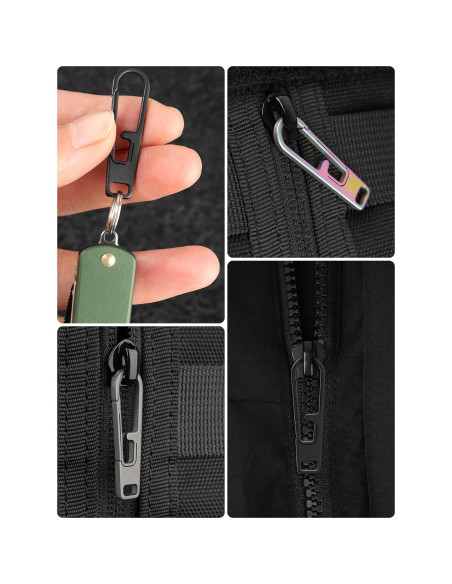 Tiradores de Cremallera VIPERADE VAT1 Titanio Universal 3.5cm