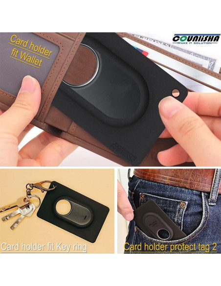 2 Fundas de Silicona para Galaxy Tag2 Counlisha - Negro