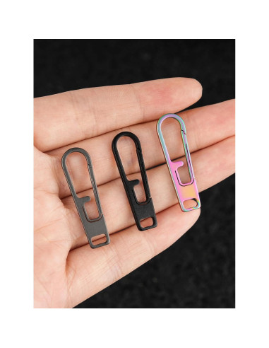 Tiradores de Cremallera VIPERADE VAT1 Titanio Universal 3.5cm