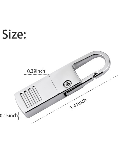 Kit de 8 Tiradores de Cremallera de Metal LXVKOER - Reparación