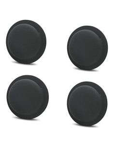 Funda de Silicona para Apple AirTag - Pack de 4 Negros