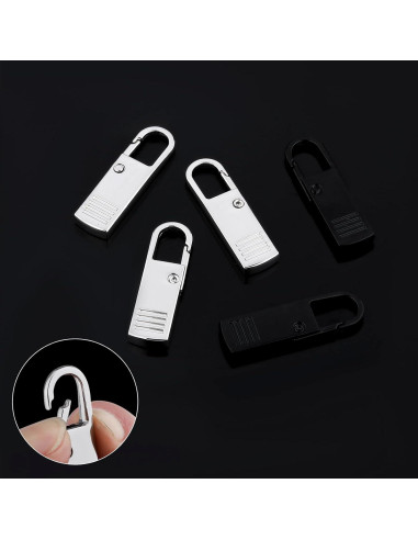 Kit de 8 Tiradores de Cremallera de Metal LXVKOER - Reparación