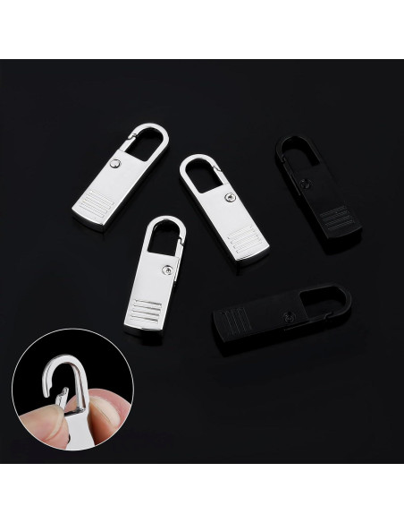 Kit de 8 Tiradores de Cremallera de Metal LXVKOER - Reparación