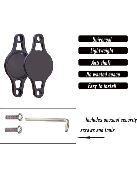 Soporte para bicicleta Anmuka AirTag oculto a prueba de agua