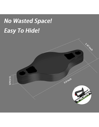 Soporte para bicicleta Anmuka AirTag oculto a prueba de agua