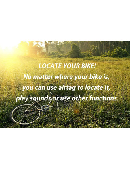 Soporte para bicicleta Anmuka AirTag oculto a prueba de agua