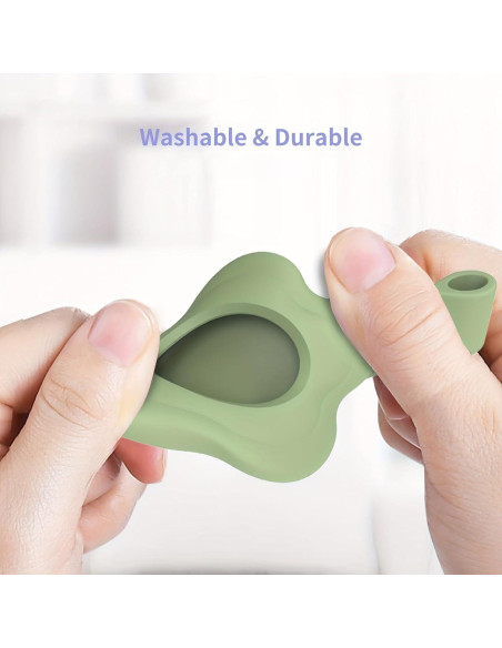 Estuche de Silicona para Air Tags 25Ya - Paquete de 2 Negro/Rosa