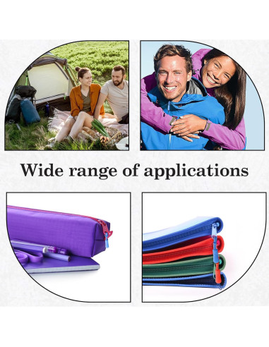 60 Tiradores de Cremallera Coloridos Aysatogc 6.5x0.9cm