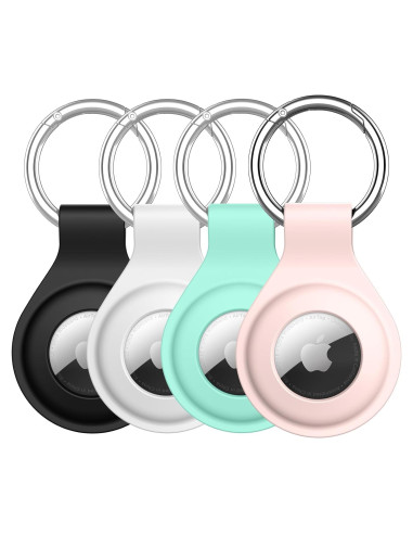 Funda de Silicona JETech para AirTag 2021 - Paquete de 4