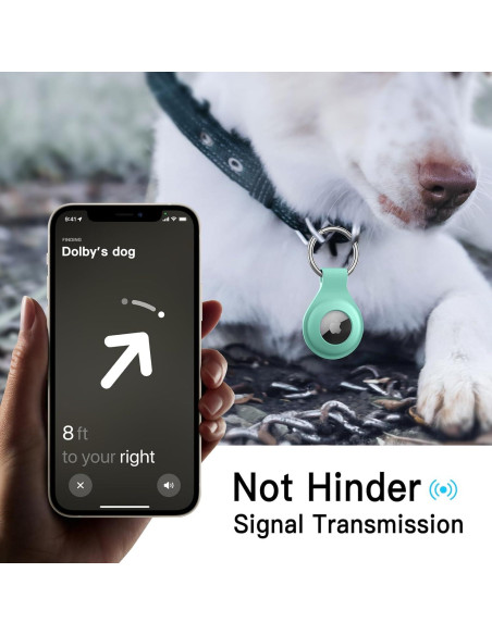 Funda de Silicona JETech para AirTag 2021 - Paquete de 4