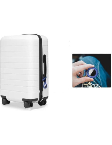 2 Llaveros Funda para AirTag Apple - Rosa y Azul