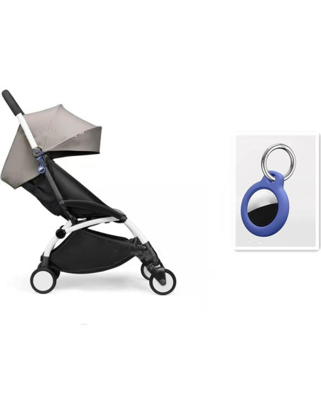 2 Llaveros Funda para AirTag Apple - Rosa y Azul