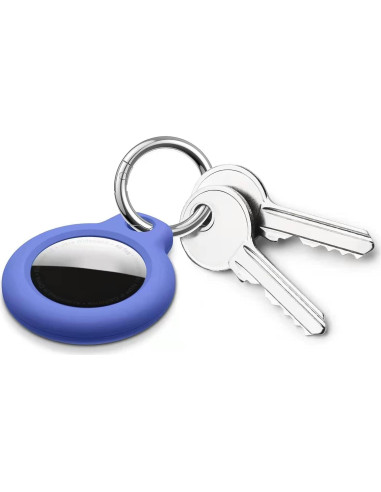 2 Llaveros Funda para AirTag Apple - Rosa y Azul