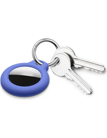 2 Llaveros Funda para AirTag Apple - Rosa y Azul