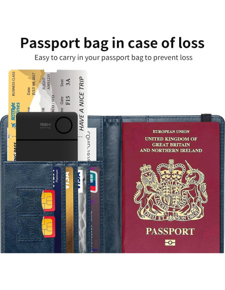 RSH Tarjeta Localizadora Recargable Bluetooth 2 Piezas