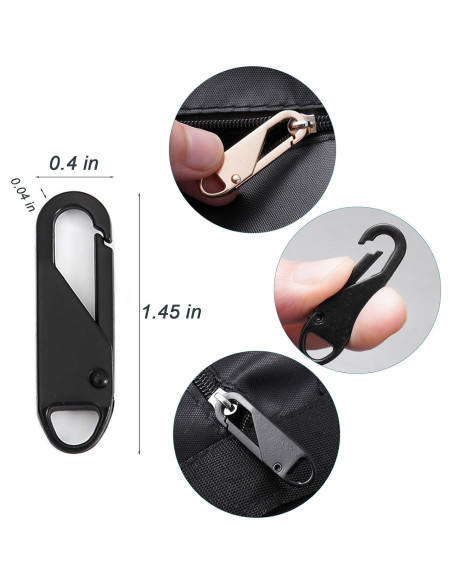 12 Tiradores de Cremallera OYNUO Metal Mejorado 3.56cm 12 Tiradores de Cremallera OYNUO Metal Mejorado 3.56cm