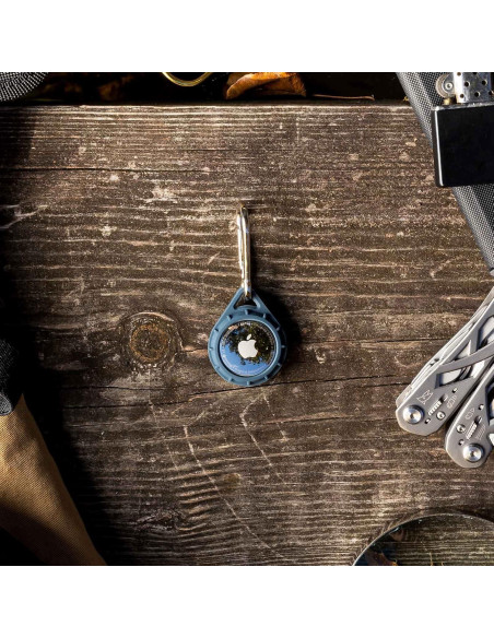 Funda Protectora Pelican para AirTag con Clip Marino