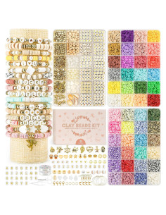 Kit de Fabricación de Pulseras Dowsabel 10800 Piezas DIY