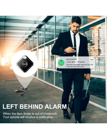 Etiqueta de Rastreo GPS Air Tag para Apple Find My - Carbono 1pack