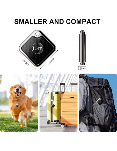 Etiqueta de Rastreo GPS Air Tag para Apple Find My - Carbono 1pack