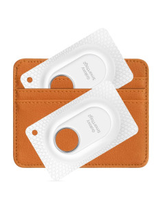 Soporte de billetera Smart Tag 2 SZJCLTD - Paquete de 2 Blanco