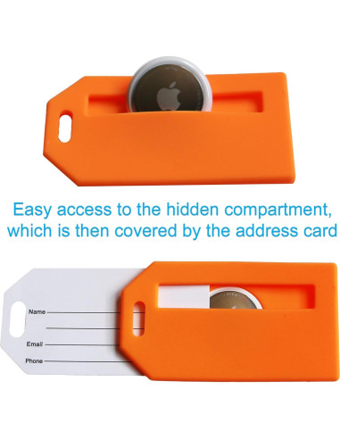 Etiqueta de Equipaje IoT Slash V2 con Compartimento para AirTag