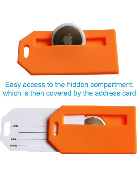Etiqueta de Equipaje IoT Slash V2 con Compartimento para AirTag