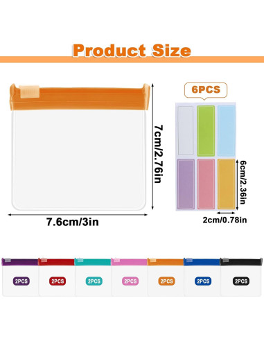 20 Bolsas de Píldoras Reutilizables Dimeho con Etiquetas