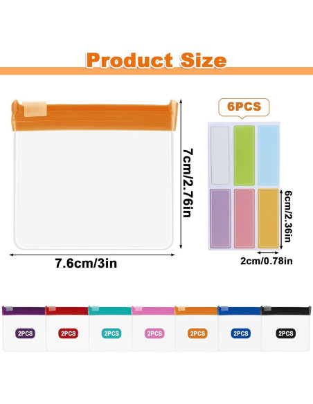 20 Bolsas de Píldoras Reutilizables Dimeho con Etiquetas