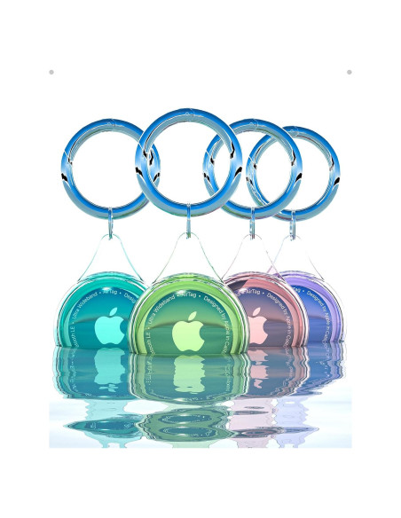 Soporte para AirTag Leverse 4 Pack Impermeable IPX8
