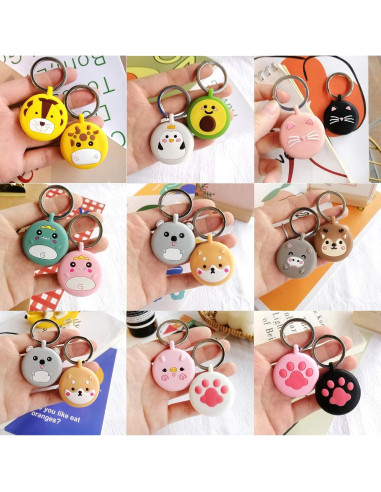 Funda de Silicona para Apple AirTag con Llavero - Fciisrv