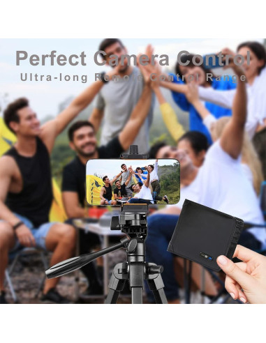 Billetera Bluetooth anti-pérdida cuero Donmia Negro