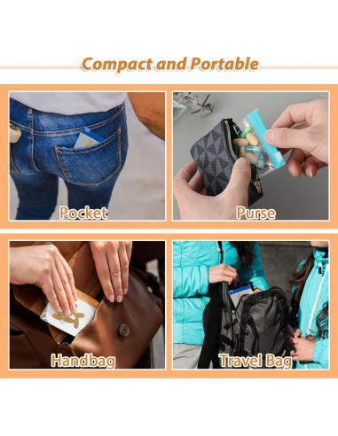 20 Bolsas de Píldoras Reutilizables Dimeho con Etiquetas