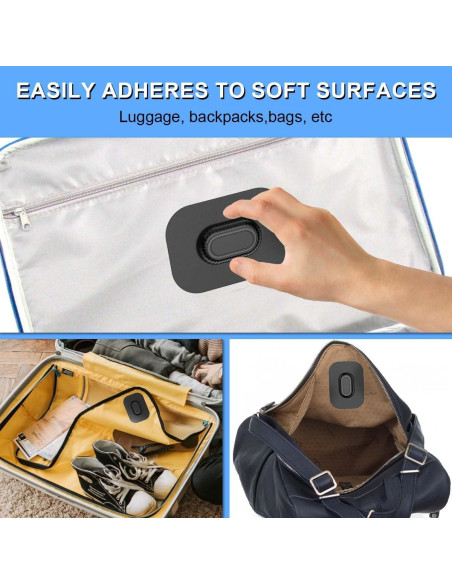 Funda Adhesiva para Galaxy SmartTag2 QINZAC 2 Piezas Negra