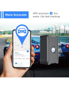 Rastreador GPS 4G Wanwaytech para Vehículos 6000mAh 2