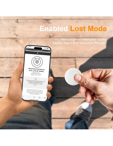 Localizador Yositochuan G3 Air Tag Bluetooth Blanco