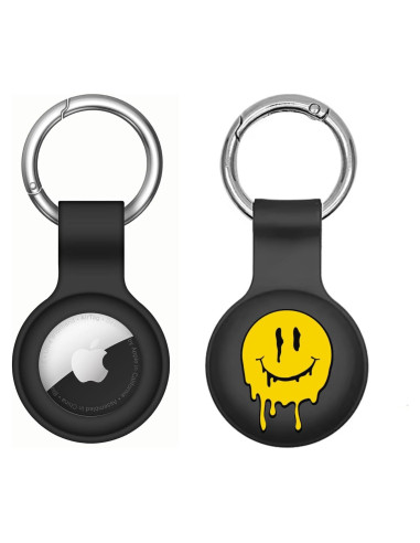 Funda de Silicona para AirTag CHOOLI con Llavero Metal