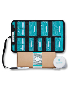 Organizador de Pastillas de Viaje TravPak - Estuche Resistente al Agua con 11 Compartimentos