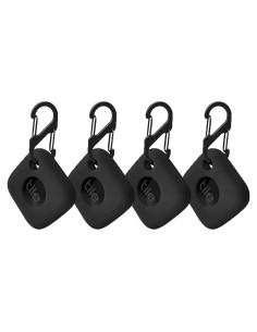 Funda de Silicona para Tile Mate Tracker 2024/2022 - 4PCS Negro