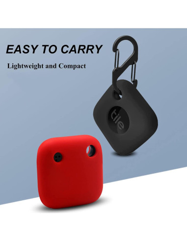 Funda de Silicona para Tile Mate Tracker 2024/2022 - 4PCS Negro