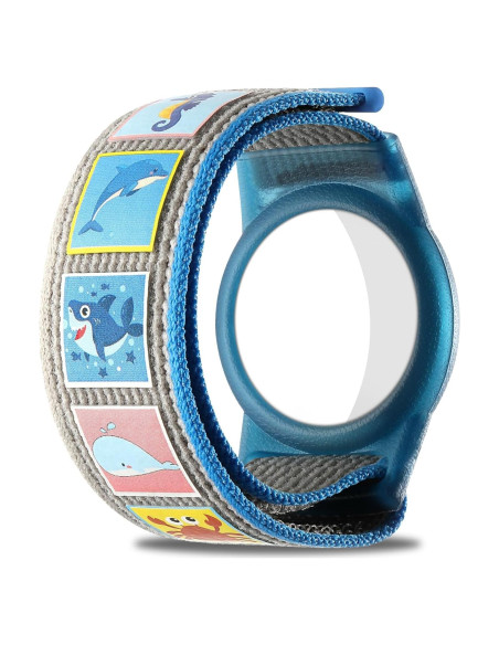 Funda Protectora para Apple AirTag SOBERNA Azul Ajustable