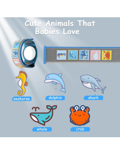 Funda Protectora para Apple AirTag SOBERNA Azul Ajustable 2