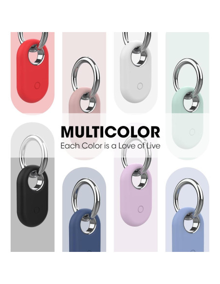 Paquete de 4 Soportes de Silicona para Samsung SmartTag2