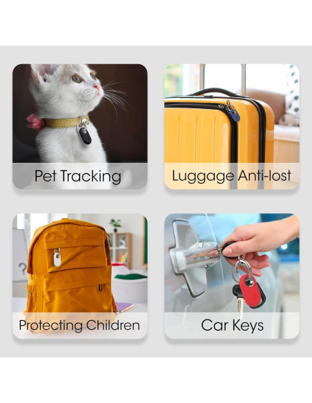 Paquete de 4 Soportes de Silicona para Samsung SmartTag2