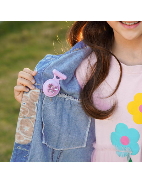 Paquete de 2 Sujetadores Impermeables XEEWEN Mariposa Rosa