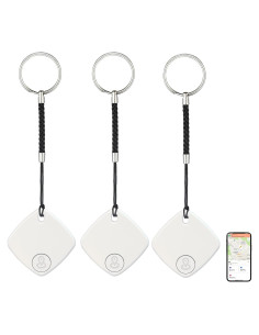 Localizador de Llaves Bluetooth Gaoducash 3Pack Blanco