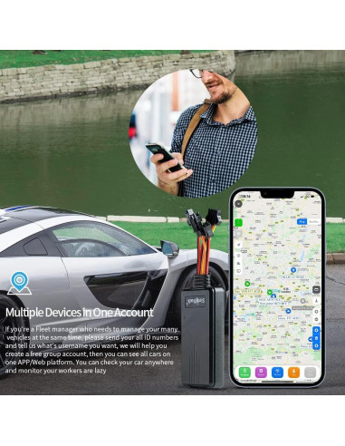 Rastreador GPS 4G SinoTrack ST-906L Antirrobo para Vehículos