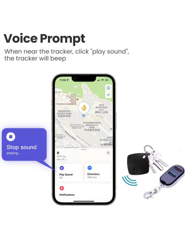 Rastreador Bluetooth SENCKIT S1 para Llaves y Objetos - Negro